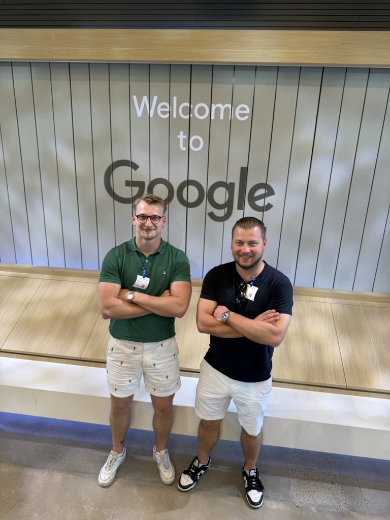 Timo und Nico im Google-Hauptquartier, Silicon Valley